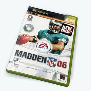 Madden NFL 06 Microsoft Xbox‎ 2005 EA Sports Football Game Donovan McNabb CIB